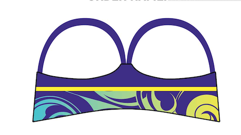 Official NBVA Uniform Bikini Top - Season 2022/2024 - Image 2