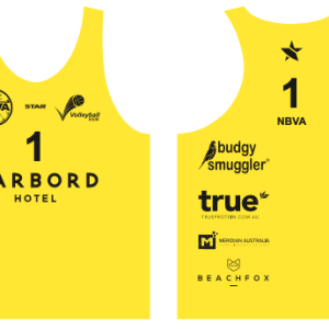 Official NBVA Uniform Yellow Singlet - Season 2022/2023