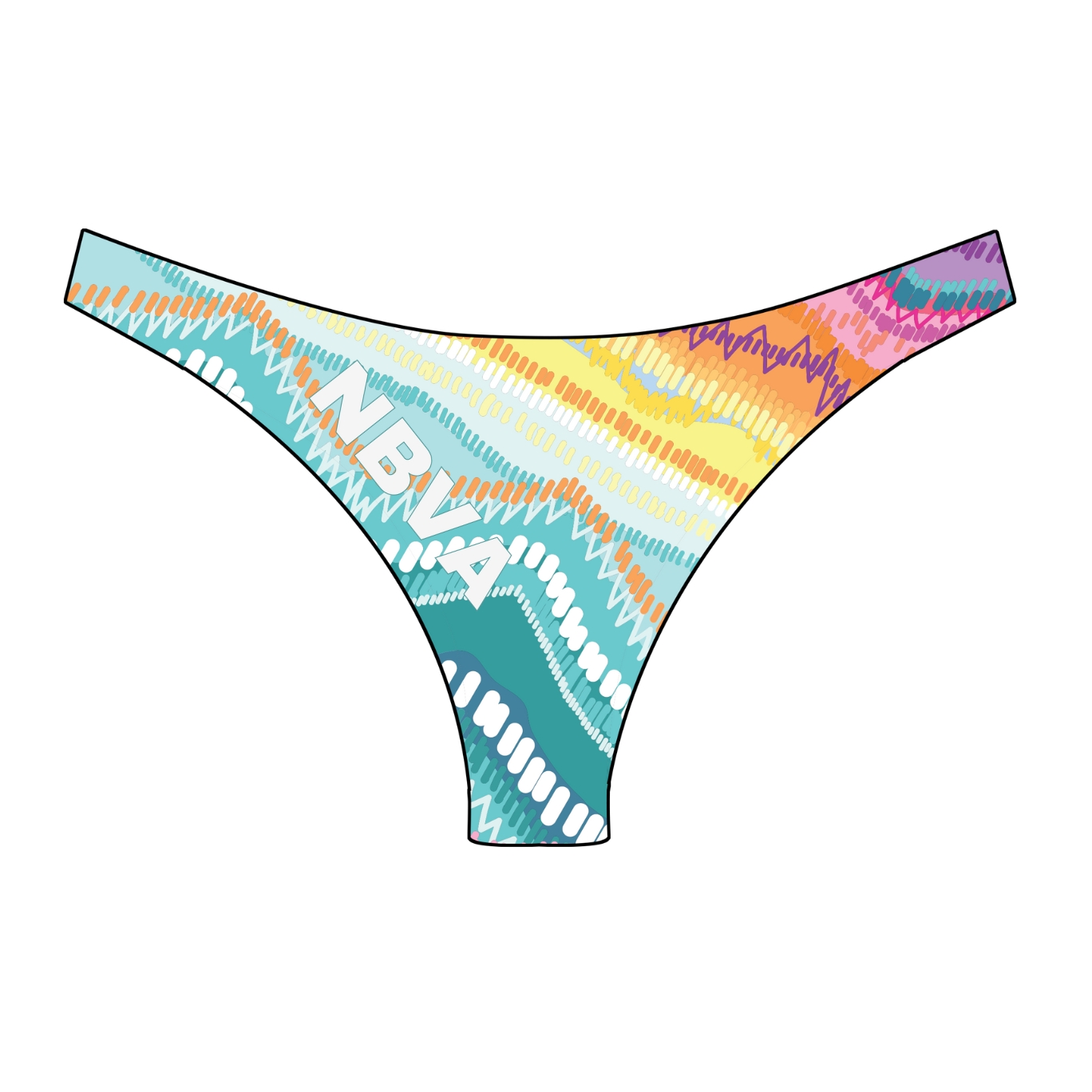 Official NBVA Uniform Season 2025/2026 Bikini Bottom - Cheeky Style - Image 2
