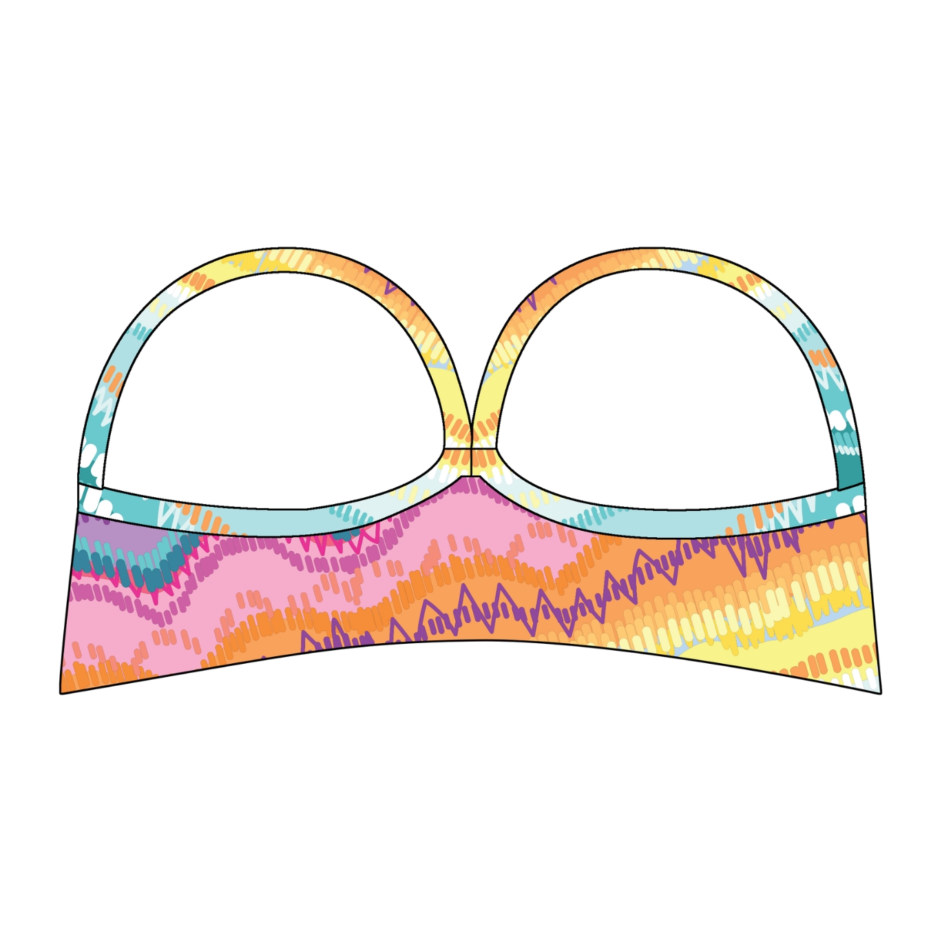 Official NBVA Uniform Season 2025/2026 Bikini Top - Image 2